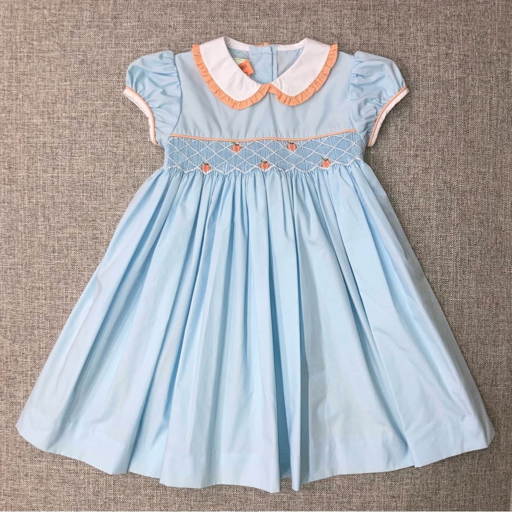 Zuccini size 6 smocked pumpkin dress EUC